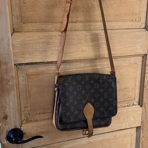 Louis Vuitton Dark Brown Monogram Crossbody Bag